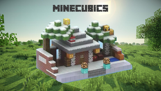 MineCubics Winter Cabin 448pcs